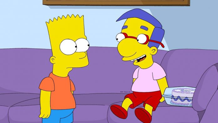 Bart Simpson e Milhouse