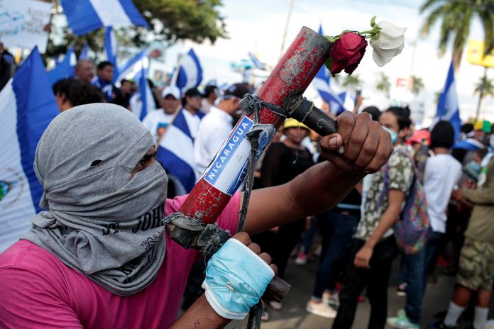 Protestos na Nicarágua