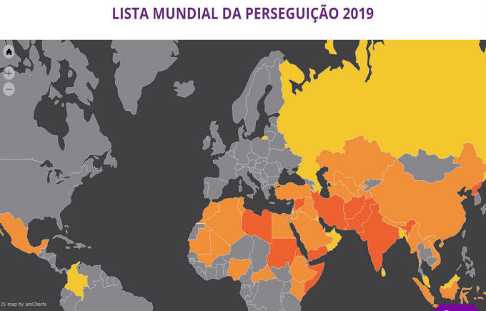 A Missão Portas Abertas divulga a Lista Mundial da Perseguição 2019