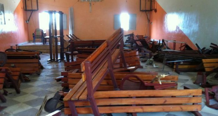 Igreja cristã saqueada e destruída em Cartum, no Sudão