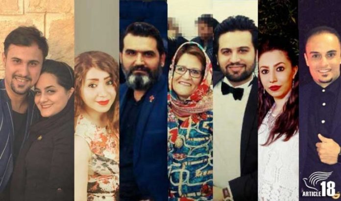 Cristãos que foram presos no início de julho de 2019 no Irã