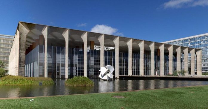 Fachada do Itamaraty, sede do Ministério das Relações Exteriores, em Brasília (Divulgação)
