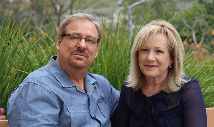 Rick Warren e sua esposa Kay. (Foto: Reprodução/Saddleback)