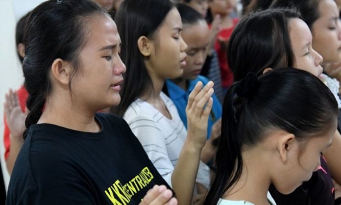 Jovens cristãos na Malásia
