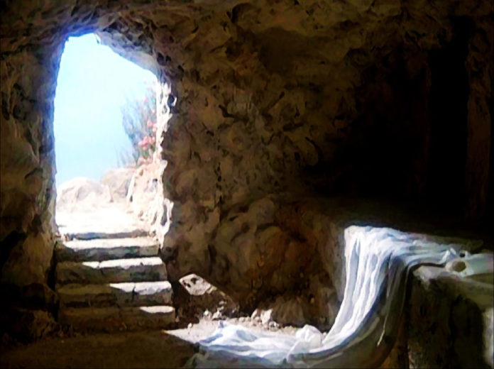 Túmulo de Cristo vazio (ilustração)