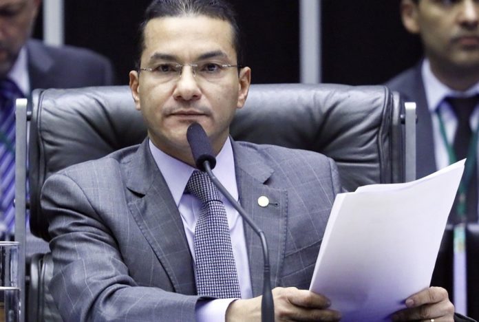 O primeiro vice-presidente da Câmara, deputado Marcos Pereira, do partido Republicanos-SP. (Foto: Luis Macedo/Câmara dos Deputados - março 2020)