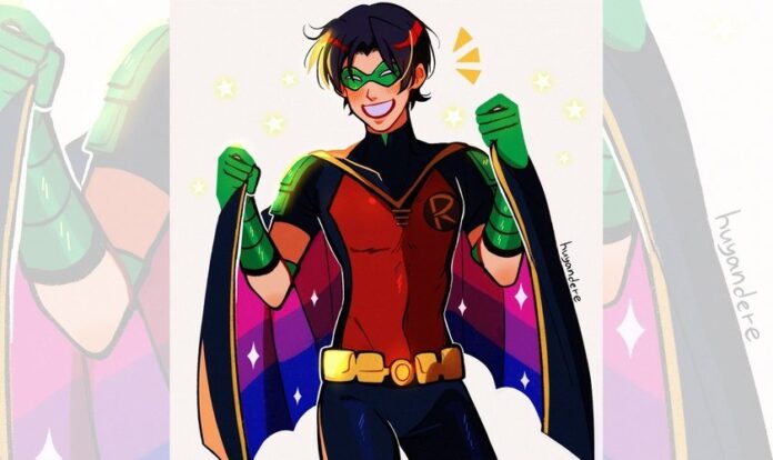 Personagem Robin como bissexual. (Foto: Reprodução / Twitter)
