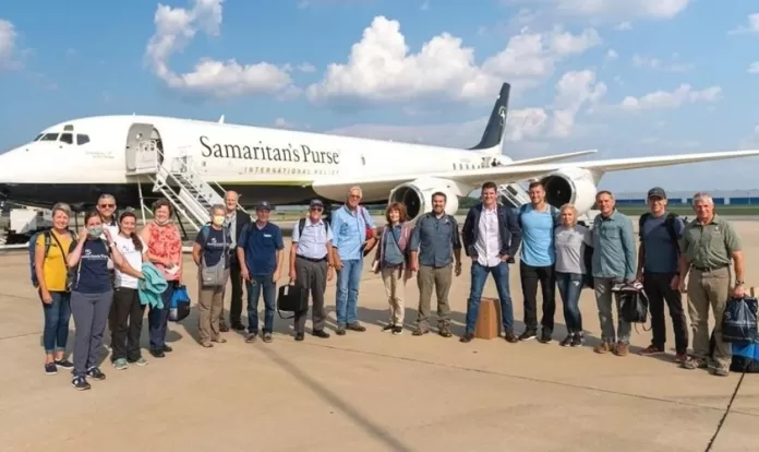 Avião da Samaritan's Purse, organização cristã liderada por Franklin Graham