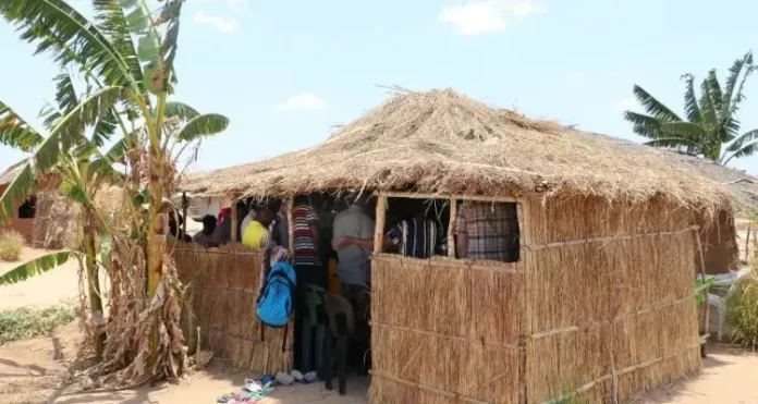 Casa em uma aldeia em Moçambique (foto representativa)