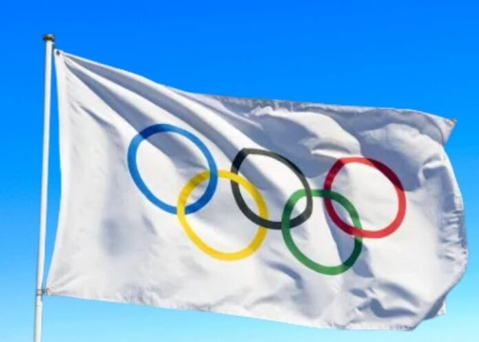 Bandeira dos anéis olímpicos