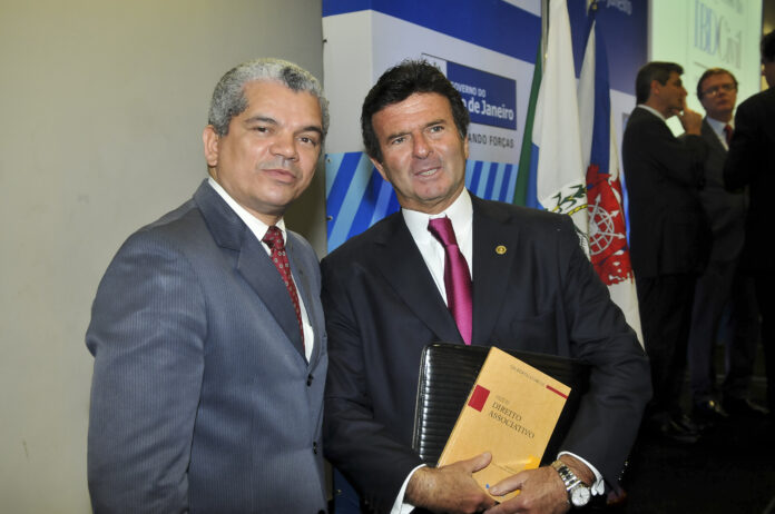 Dr. Gilberto Garcia e o Ministro Luiz Fux, Presidente do STF