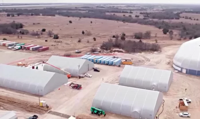 A réplica de Cafarnaum está sendo construída no Texas. (Foto: YouTube/The Chosen).