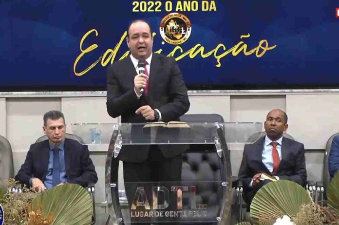 Pastor Eduardo Lopes, presidente da Assembleia de Deus Ministério Belém em Três lagoas (MG)