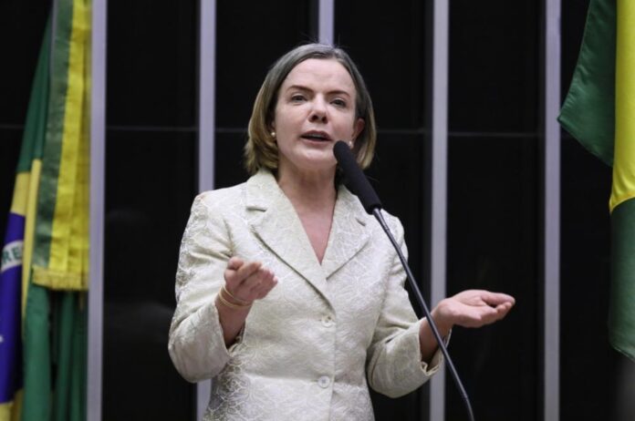 Gleisi Hoffmann, presidente do PT Foto: Cleia Viana/Câmara dos Deputados