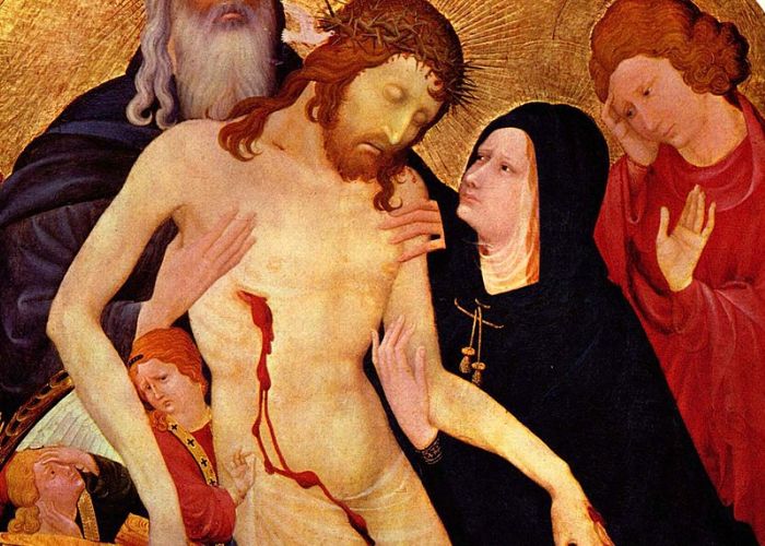 Pintura medieval usada para alegar que Jesus era trans (Imagem: Domínio Público)
