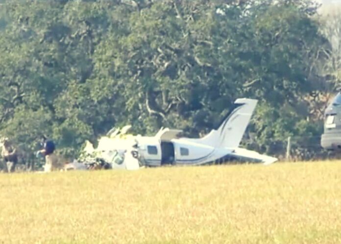 Avião monomotor cai e mata 4 membros de igreja nos EUA (Foto: Captura de tela)