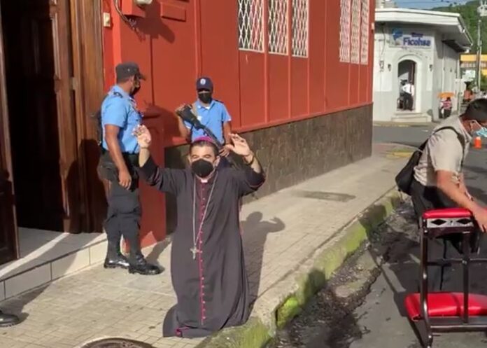O bispo Rolando Alvarez continua em prisão domiciliar. (Foto: Diócesis de Matagalpa)