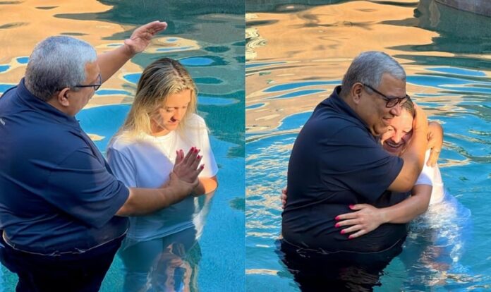 Marina Liberato, filha de Gugu Liberato, foi batizada na Igreja da Família, em Orlando. (Foto: Instagram/Marina Liberato).