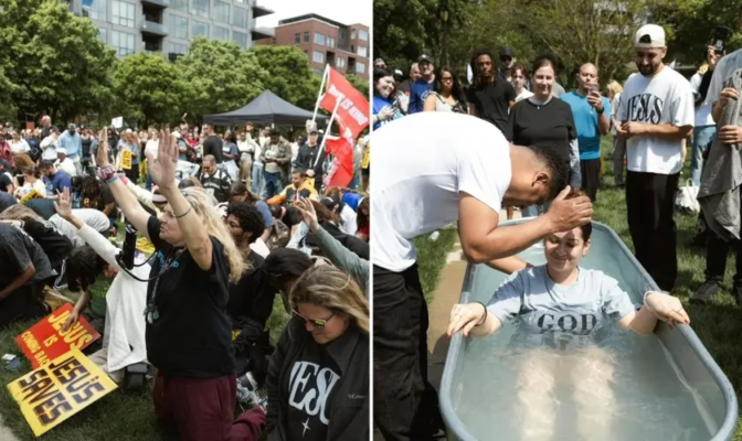 Marcha para Jesus nos EUA reúne milhares e celebra 43 batismos
