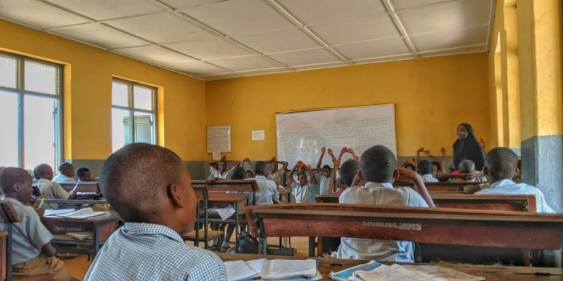 Sala de aula na Nigéria